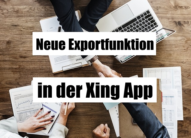 Xing Exportfunktion